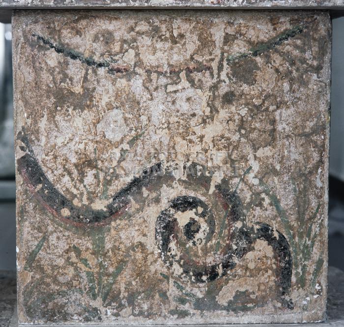 ARA ROMANA AMB PINTURA MURAL PERISTIL CASA 2B EMPURIES 
MUSEU D´EMPURIES