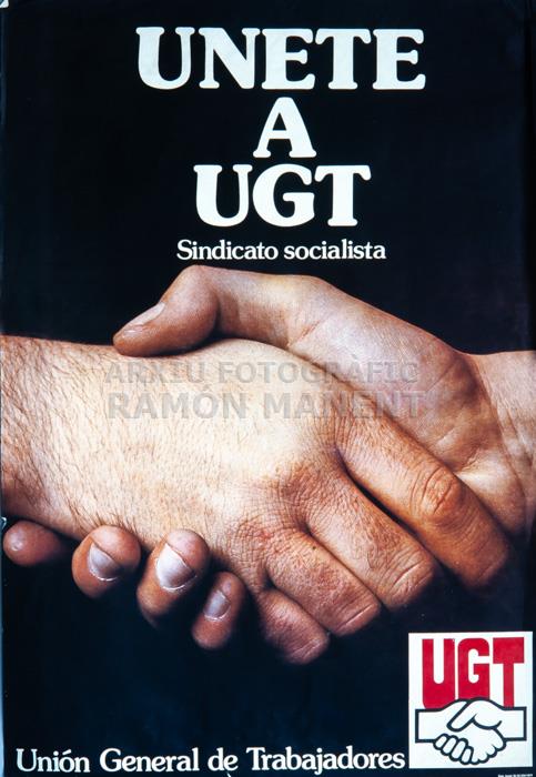 UNETE A U G T CARTELL 1977 
C P