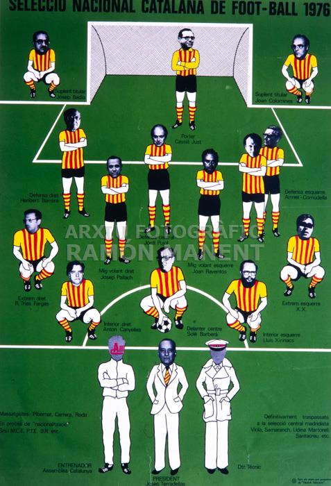 SELECCIO CATALANA FUTBOL1976 
C P