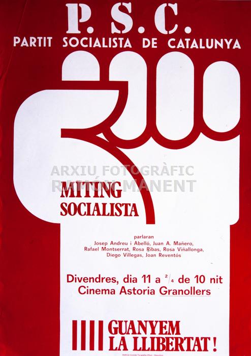 CARTELL MITING P S C 1976 A GRANOLLERS 
C P