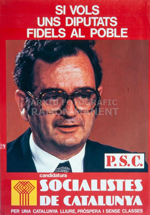 CARTELL EL GENERALS 1977 PSC JOAN RAVENTOS 
C P