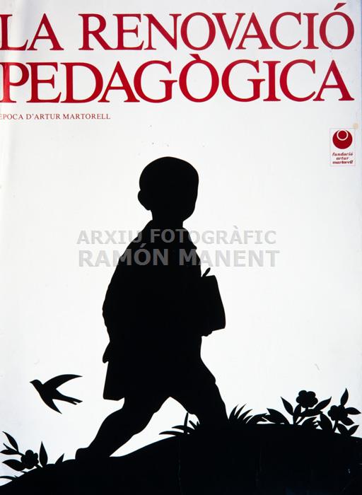 CARTELL RENOVACIO PEDAGOGICA FUNDACIO ARTUR MARTORELL A PARTIR D`UN CARTELL D`OBIOLS 
C P