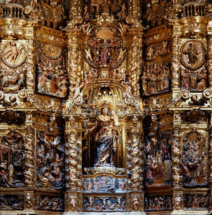 RETAULE DEL ROSER S XVII 
BASILICA DE SANTA MARIA