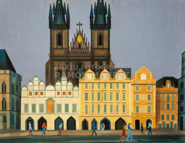 PRAHA SANTI ESTRANY 1992 PLAÇA VELLA 
C P