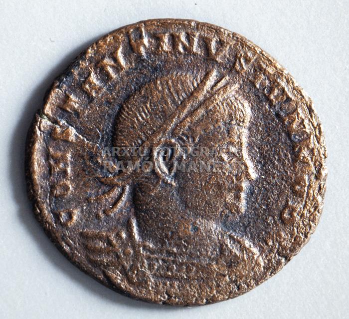 MONEDA ROMANA ILURO CONSTANT I CANSTANTINIANS ANY 335-350 
MUSEU DE MATARO