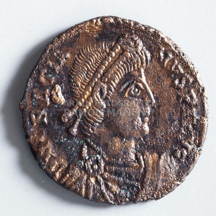 MONEDA ROMANA ILURO GRACIA 
MUSEU DE MATARO