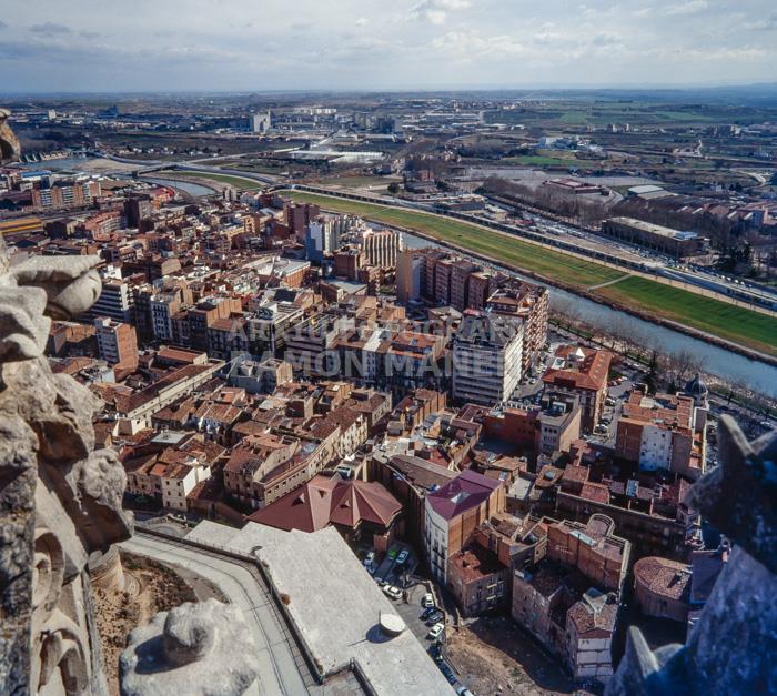 PANORÀMICA DE LLEIDA 1999 
RIU SEGRE