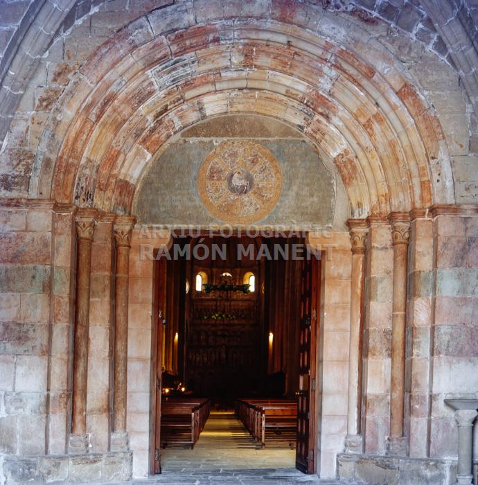 MONESTIR DE POBLET PORTA ROMÀNICA
