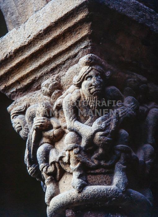 CATEDRAL SEU D`URGELL S XI XII CLAUSTRE CAPITELLS