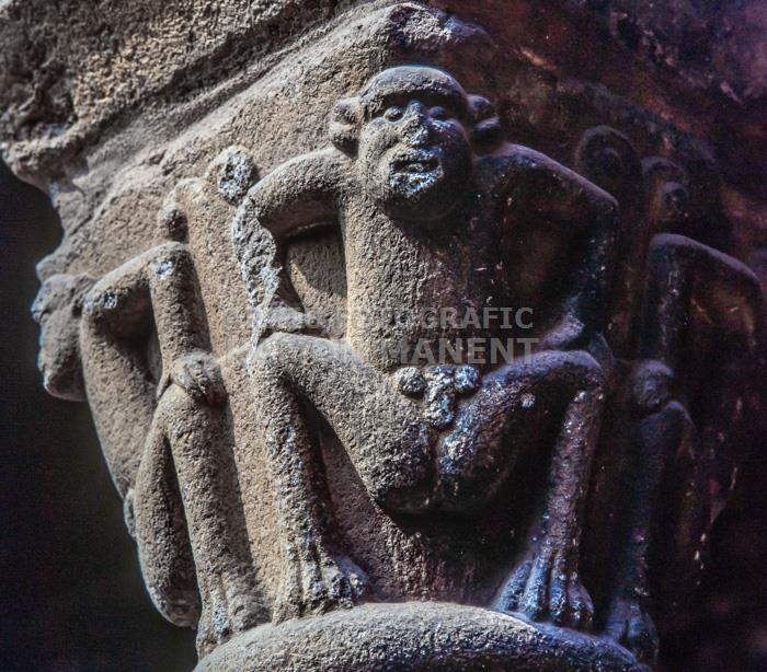 CATEDRAL SEU D`URGELL S XI XII CLAUSTRE CAPITELLS