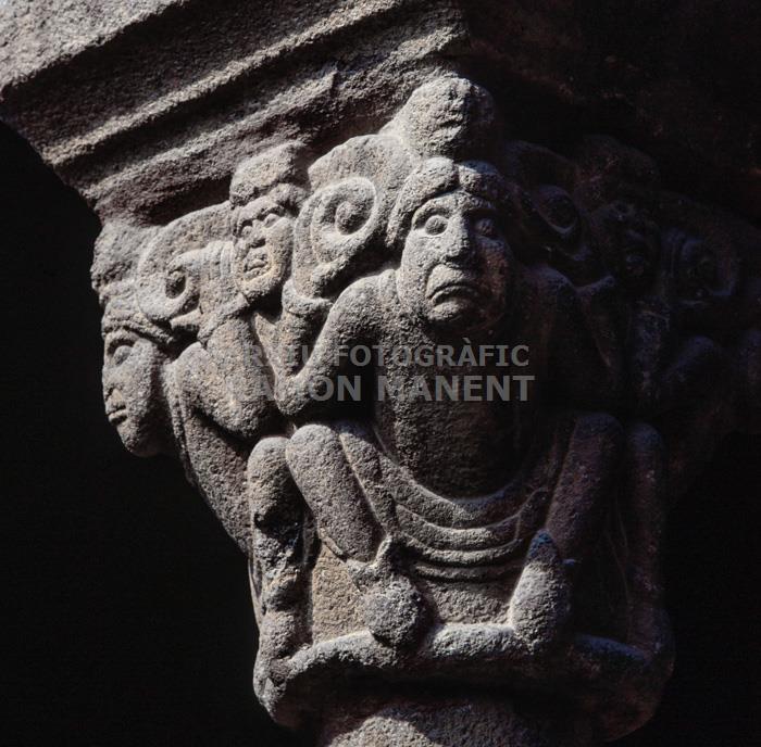 CATEDRAL SEU D`URGELL S XI XII CLAUSTRE CAPITELLS