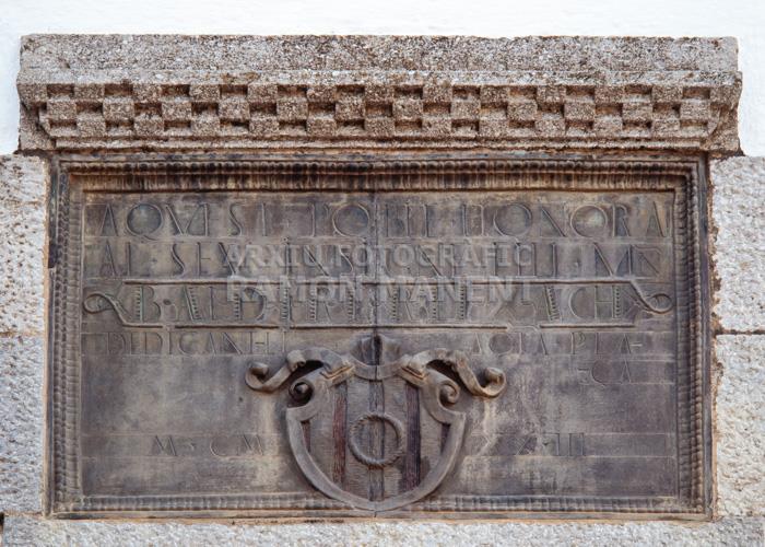 PLACA A BALDIRI REIXAC 1923 
SANTA CRISTINA D´ARO