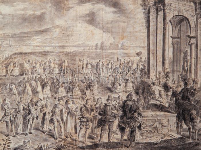 MASCARA REALTRAMULLES XVIII DIBUIX PREPARATORI 
M H C B