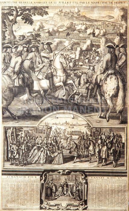 BARCELONA REBELLE 1714 ASETJADA PER BERWICK 
C P