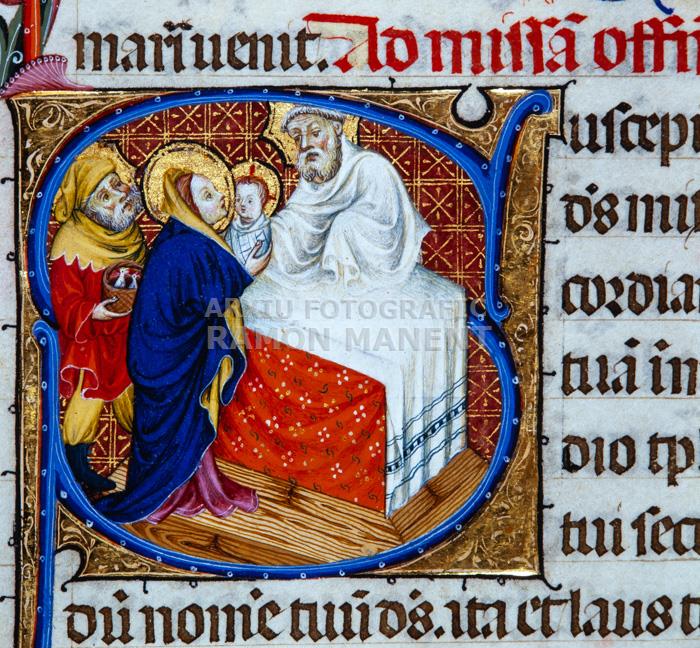 MISSAL DE SANTA EULALIA S XV 
ARXIU CATEDRAL DE BARCELONA
