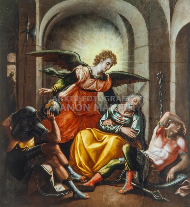 SANT PERE ALLIBERAT PER L´ANGEL 
M M R
