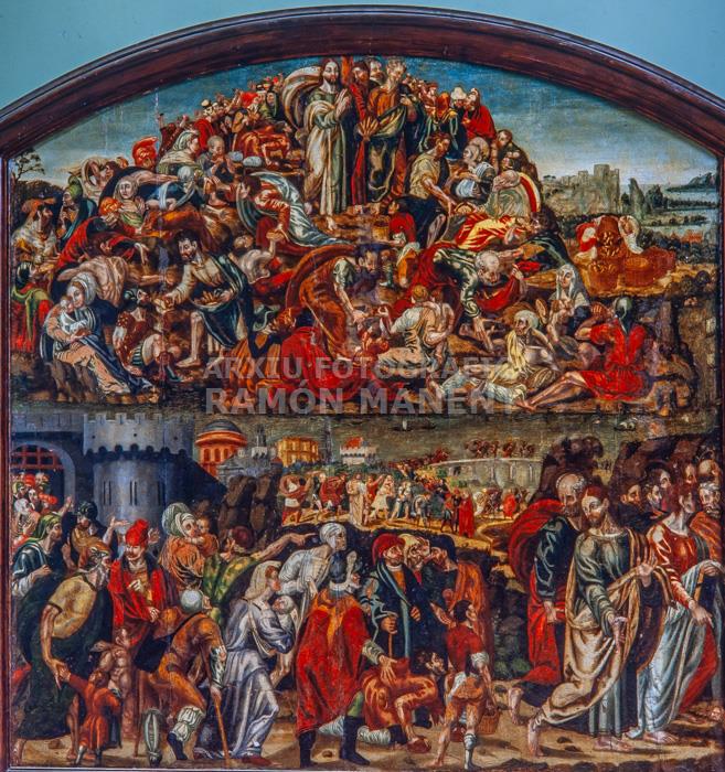 MIRACLES DE JESUS S XVI 
MUSEU COELS MARCAL DE CERVERA