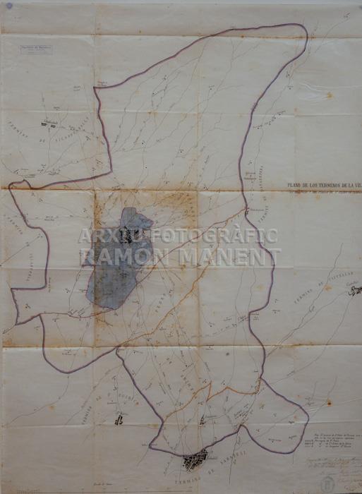 PLANO TARRASA 1870 
ARXIU HISTÒRIC DIPUTACIÓ