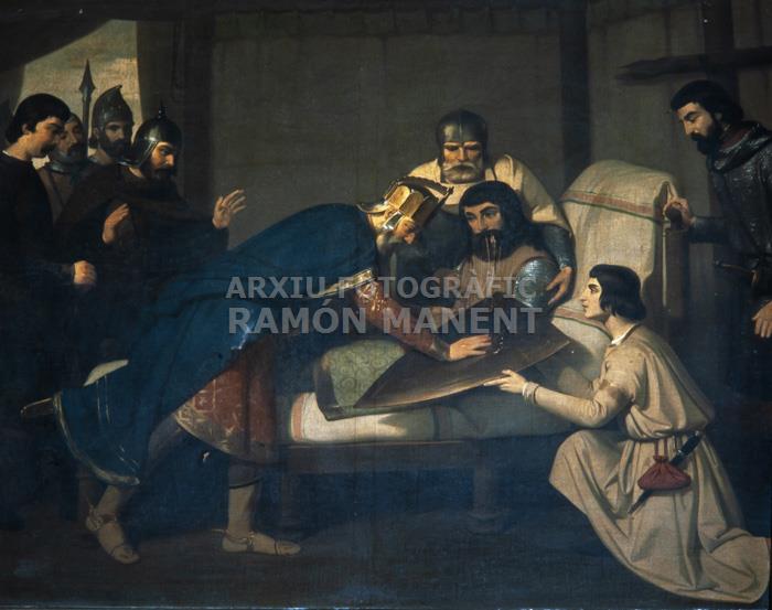 MORT DE GUIFRE EL PELOS ESCUT DE CATALUNYA QUATRE BARRES 
R A B A S J