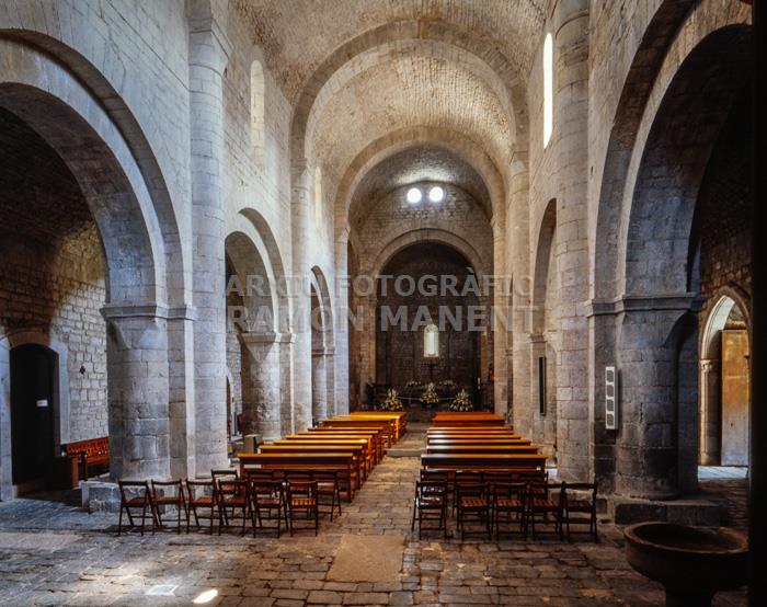 MONESTIR STA Mª VILABERTRAN INTERIOR ESGLESIA