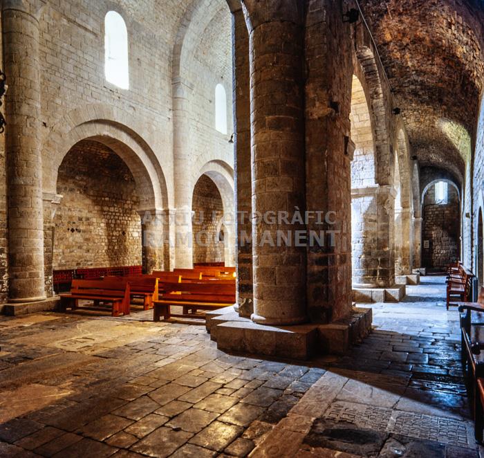 MONESTIR STA Mª VILABERTRAN INTERIOR ESGLESIA