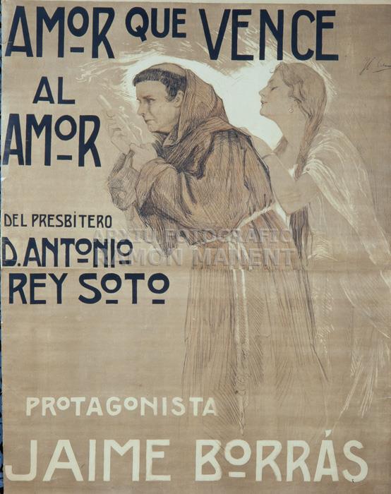 CARTELL AMOR QUE VENCE AL AMOR 
INSTITUT DEL TEATRE