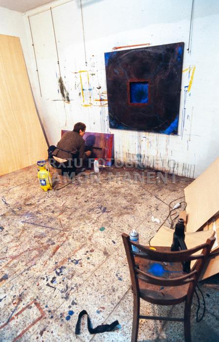 ANNA COMELLES 
AL SEU ESTUDI