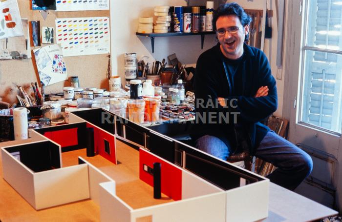 EDUARD ARBOS AL SEU ESTUDI