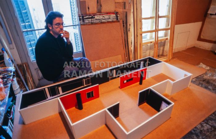 EDUARD ARBOS AL SEU ESTUDI