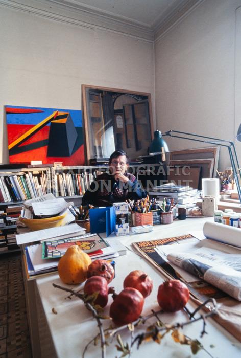 NARCIS COMADIRA AL SEU ESTUDI 2002