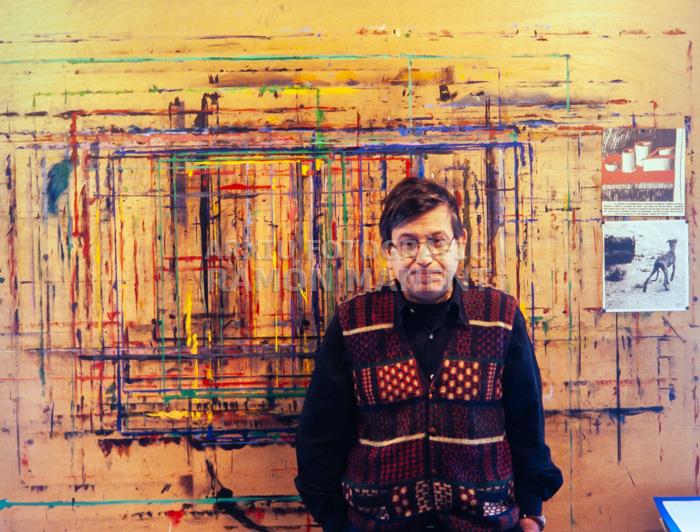 NARCIS COMADIRA AL SEU ESTUDI 2002