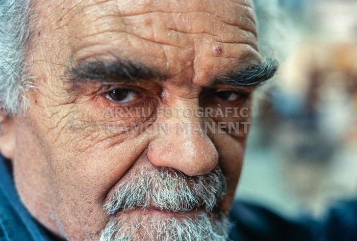 JOSEP GUINOVART AL SEU ESTUDI 2002