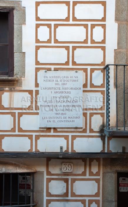 CASA NATAL DE JOSEP PUIG I CADAFALCH