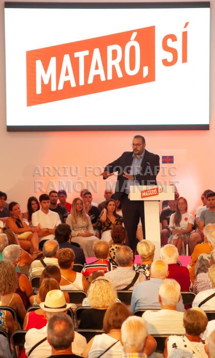 ACTE DE SUPORT A DAVID BOTE ALCALDE DE MATARO