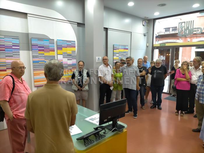 IMAGURACIÓ EXPOSICIÓ-A RATLLES-
D´ANTONI LUIS A L´ESPAI CAPGROS