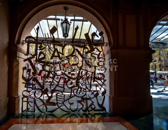 LES RAMBLES LICEU 
OBRA DE JAUME PLENSA