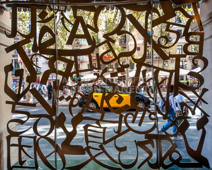 LES RAMBLES LICEU 
OBRA DE JAUME PLENSA