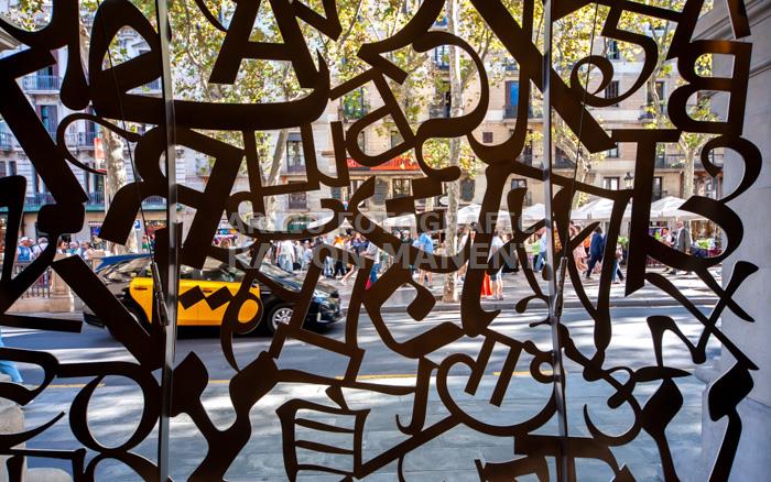 LES RAMBLES LICEU 
OBRA DE JAUME PLENSA
