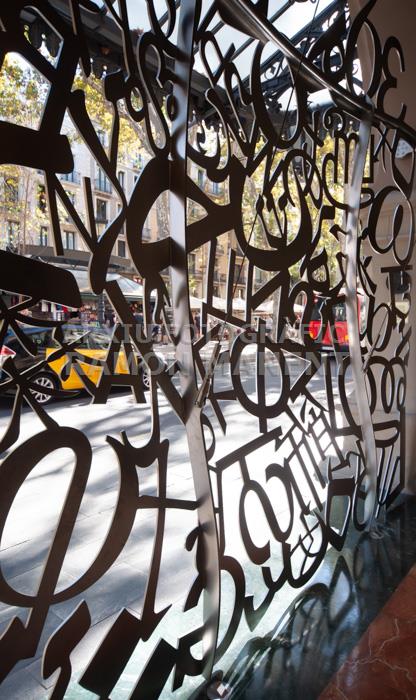 LES RAMBLES LICEU 
OBRA DE JAUME PLENSA