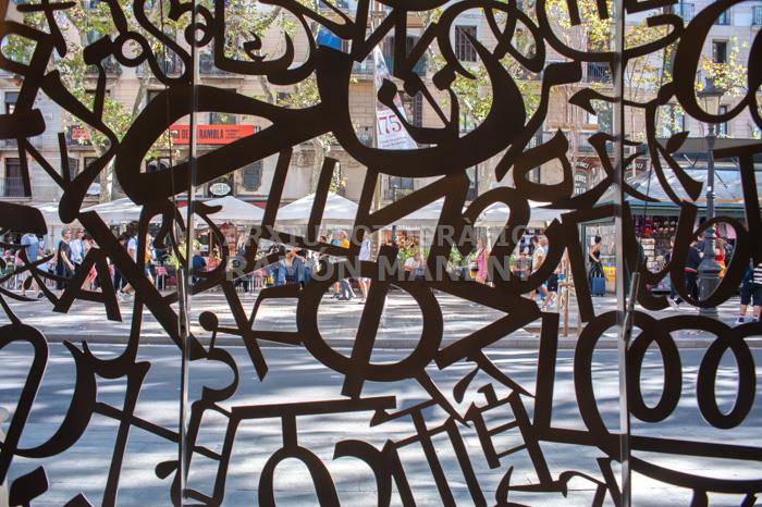 LES RAMBLES LICEU 
OBRA DE JAUME PLENSA