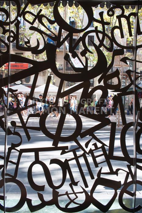 LES RAMBLES LICEU 
OBRA DE JAUME PLENSA