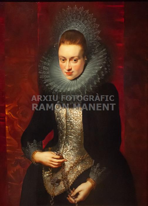 -RETRAT D´UNA JOVE DAMA AMB ROSARI 
MUSEU THYSSEN