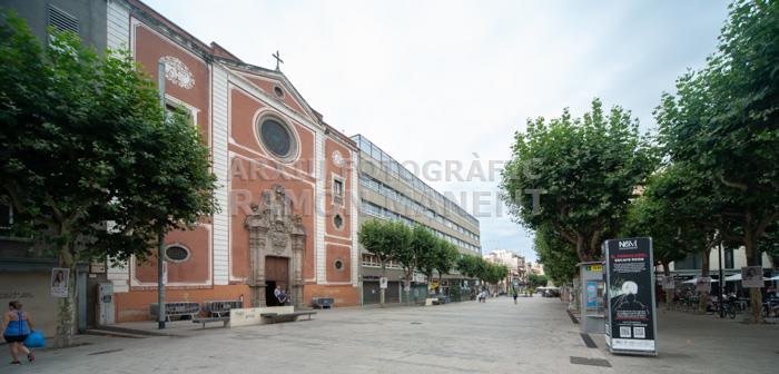 PLAÇA SANTA ANNA FAÇANA ESGLESIA 1789
