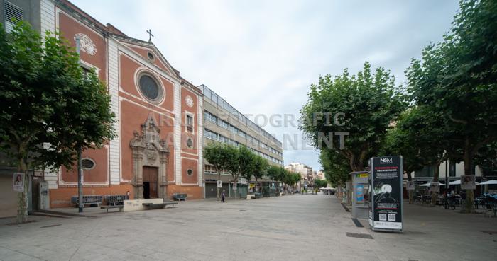 PLAÇA SANTA ANNA FAÇANA ESGLESIA 1789
