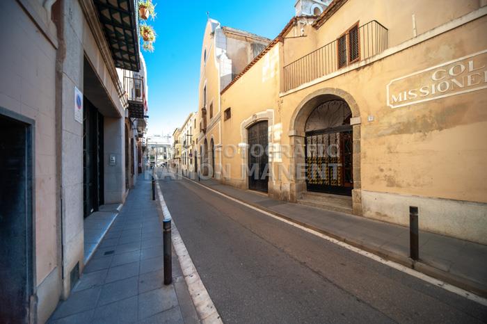 CARRER SANT JOSEP ABANS REHABILITACIÓ 
COL LEGI I ESGLESIA DE SANT JOSEP 
GENER 2023