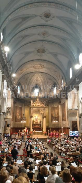 BASILICA SANTA MARIA 
OFICI DE LES SANTES 
COR CANTAIRE 
CLAUDIA DUBE