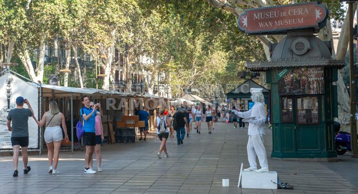 ESTATUA HUMANA RAMBLES DE BARCELONA