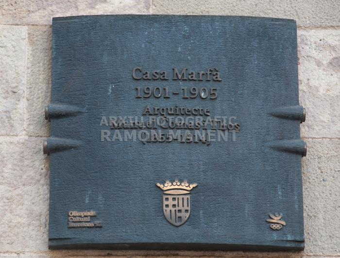 CASA MARFA PASSEIG DE GRÀCIA