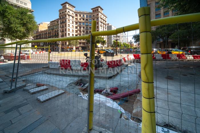 OBRES VIA LAIETANA PLAÇA ANTONI MAURA