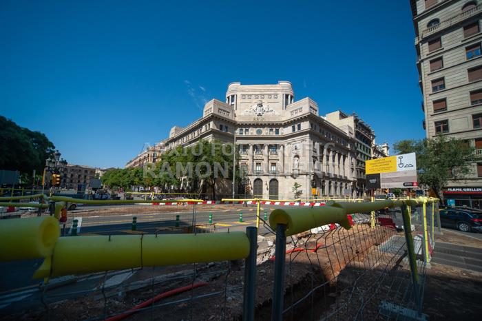 OBRES VIA LAIETANA PLAÇA ANTONI MAURA